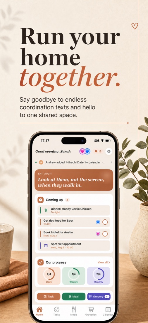 Home screen