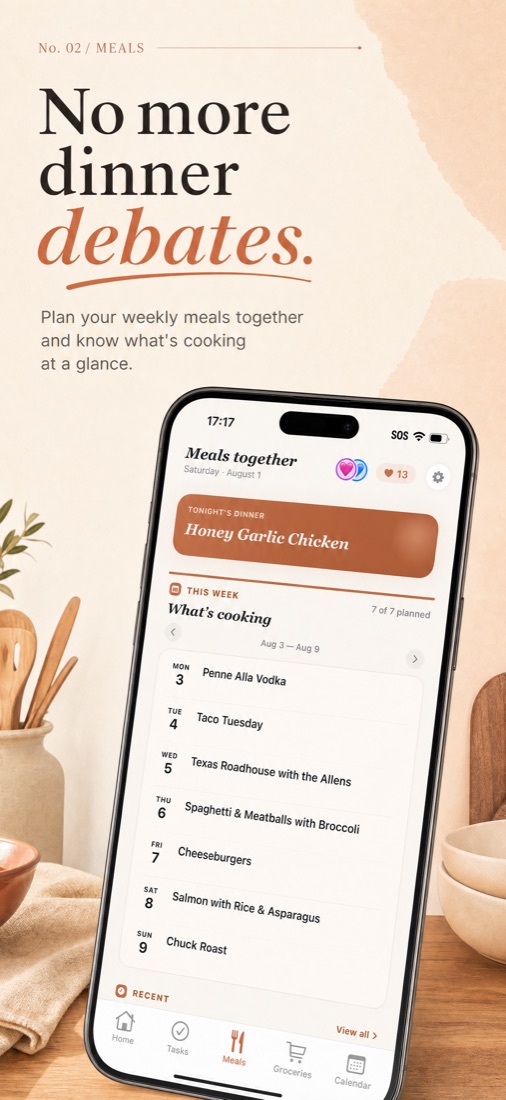 Meals screen