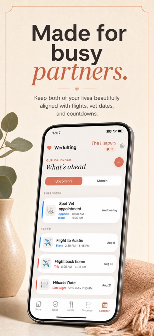 Calendar screen